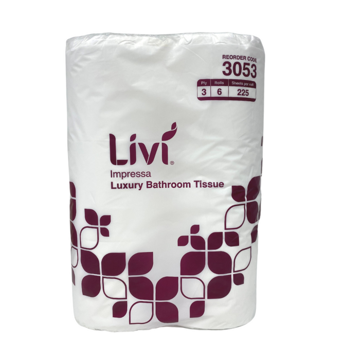 LIVI EMPRESSA 3 PLY TOILET TISSUE UNWRAPPED (3053)