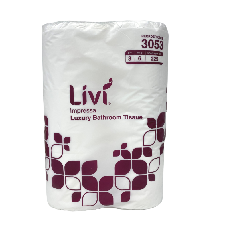 Livi Impressa 3Ply Toilet Tissue Unwrapped (3053)
