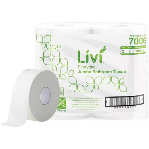 Livi Basics 2Ply Jumbo Toilet Tissue (7006)