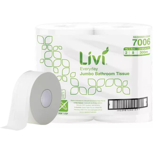 Livi Basics 2Ply Jumbo Toilet Tissue (7006)