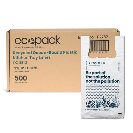 ECOPACK RECYCLED OCEAN-BOUND PLASTIC BIN LINERS