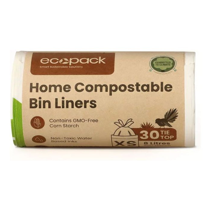 Ecopack Compostable Caddy Liners 8ltr