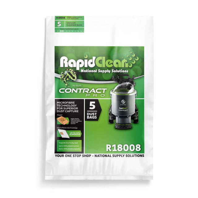 RapidClean Pacvac Contract Pro Bags