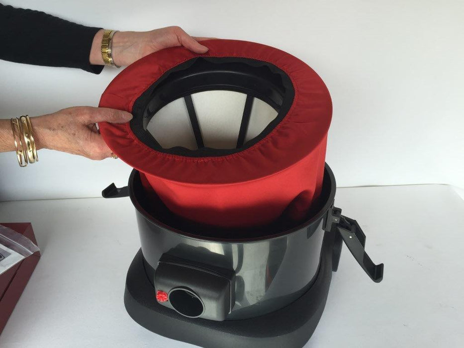 Small Red Silk Filter Bag - Canister Vacuum Bag