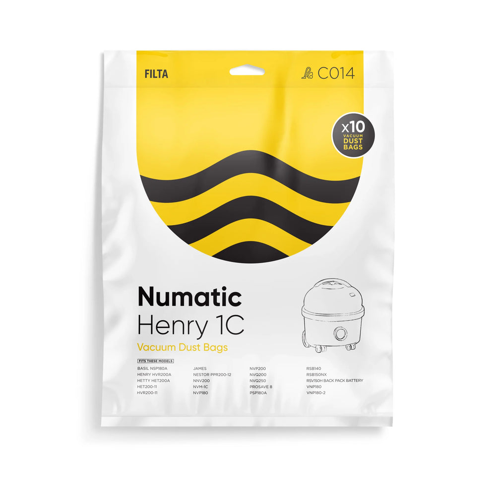 Filta Numatic Henry Vacuum Bags ( C014)