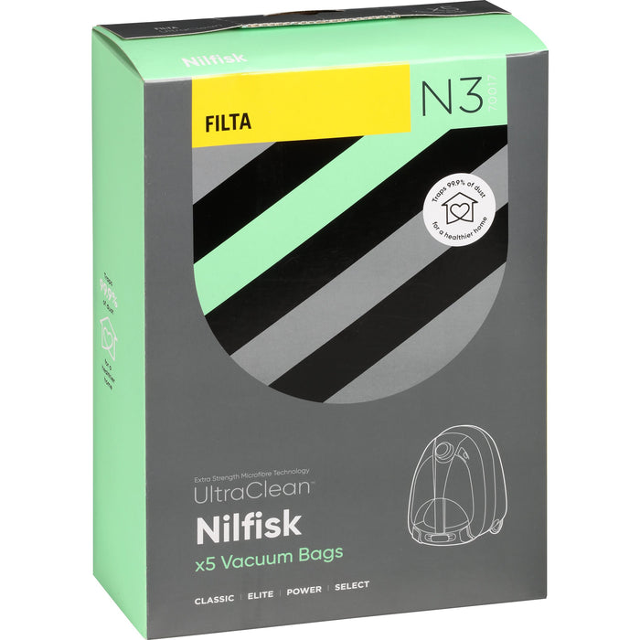 NILFISK ELITE DUST VACUUM BAGS 70017