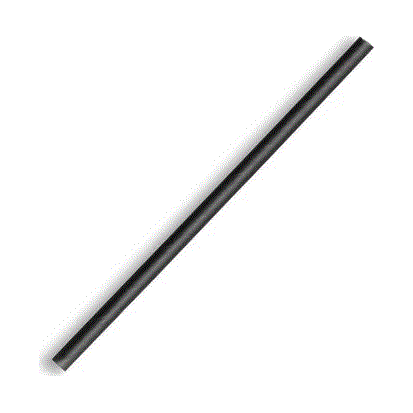 BIOPAK COCKTAIL BIOSTRAW - BLACK