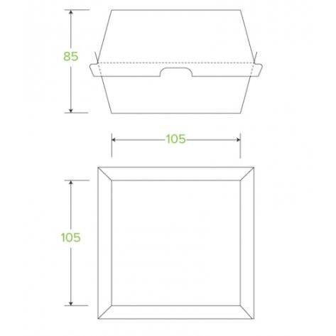 BioBoard Burger Box