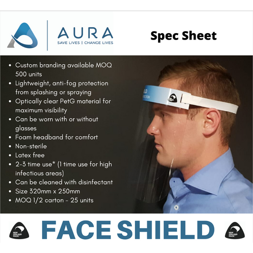 AURA STANDARD FACE SHIELD