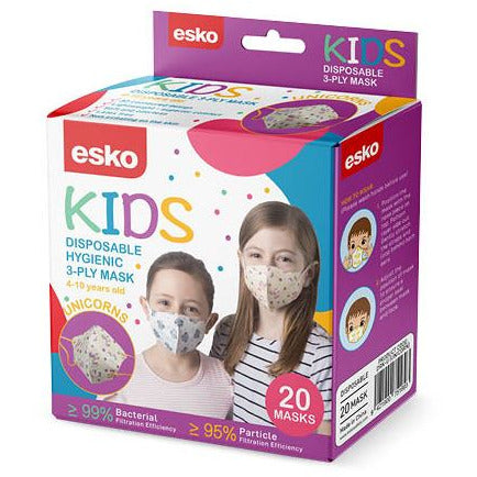 ESKO KIDS DISPOSABLE MASKS KIDS AGE 4-10