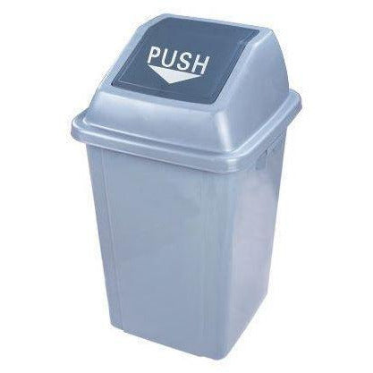 GREY SWING TOP BIN