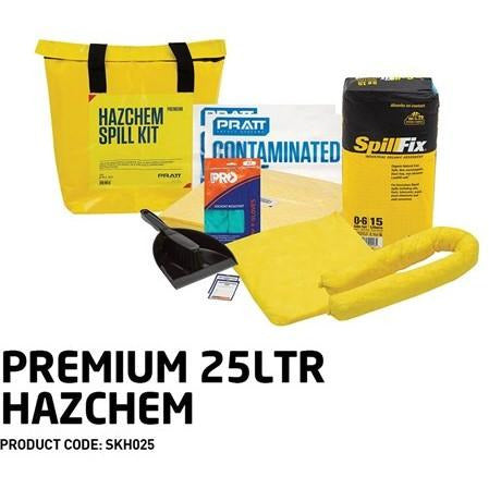 PRATT PREMIUM HAZCHEM SPILL KIT 25LTR