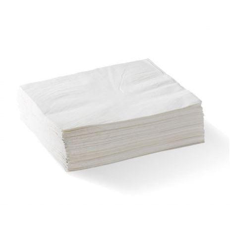 BioNapkin Lunch 2ply 4 Fold - White