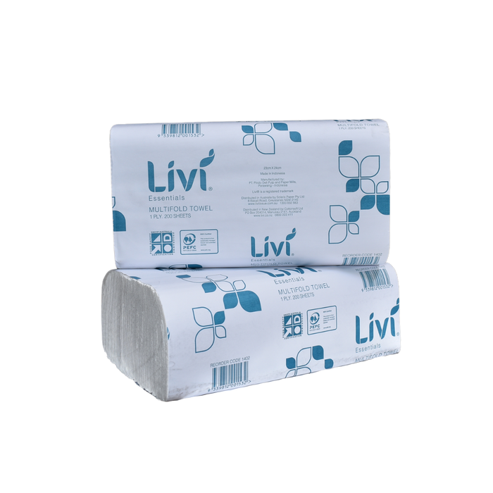 Livi Essentials Slimfold Paper Towels(1402)