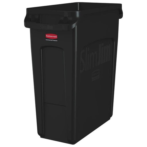 Rubbermaid Slim Jim 60 Ltr - Black