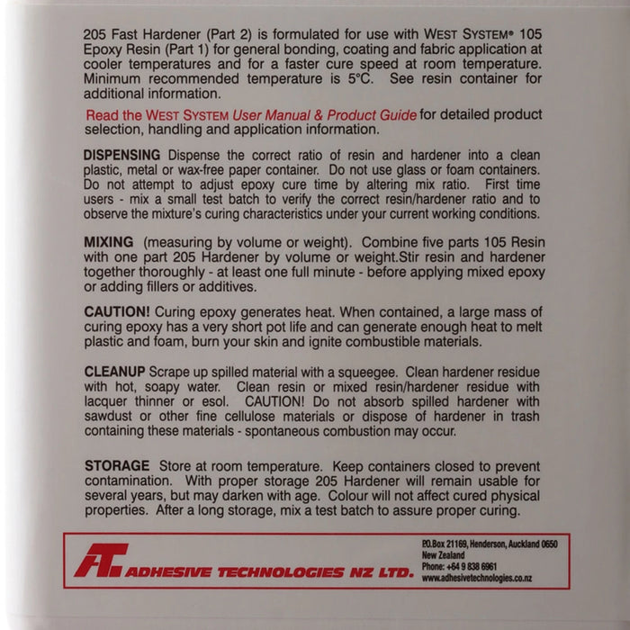 West System 205 Fast Hardener