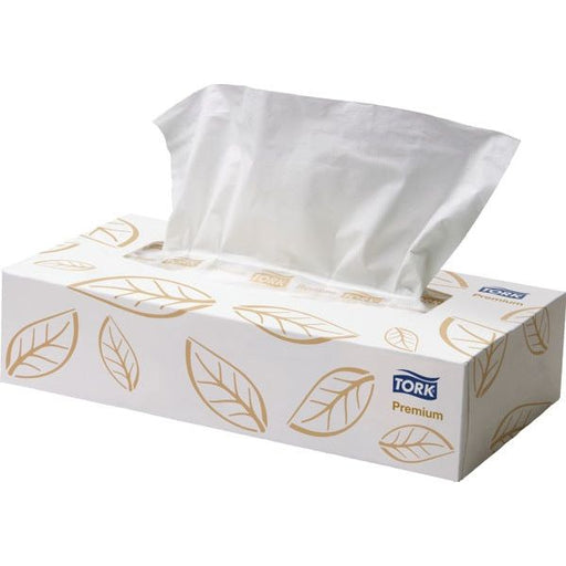 TORK F1 EXTRA SOFT FACIAL 2PLY TISSUES 100PK