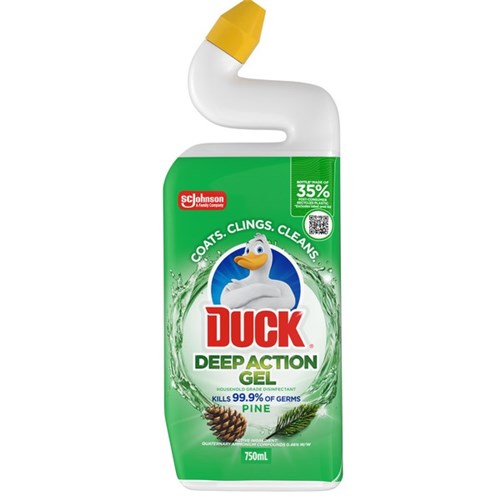 Duck Deep Action Gel Toilet Cleaner Pine 750ml