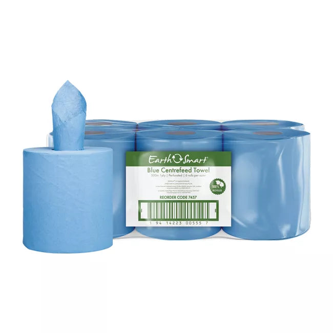 Earthsmart Blue Centrefeed Towel (7457)