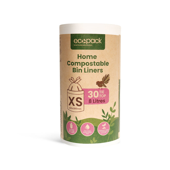 Ecopack Compostable Caddy Liners 8ltr