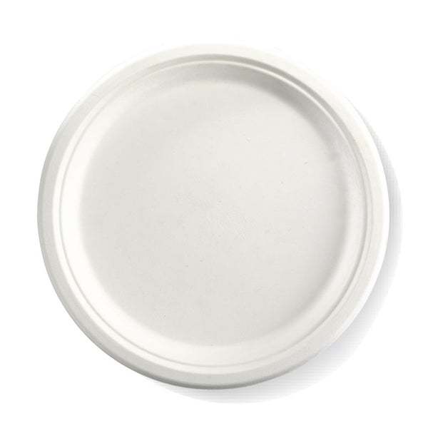 BioPak Round Plant Fibre Plate 25cm