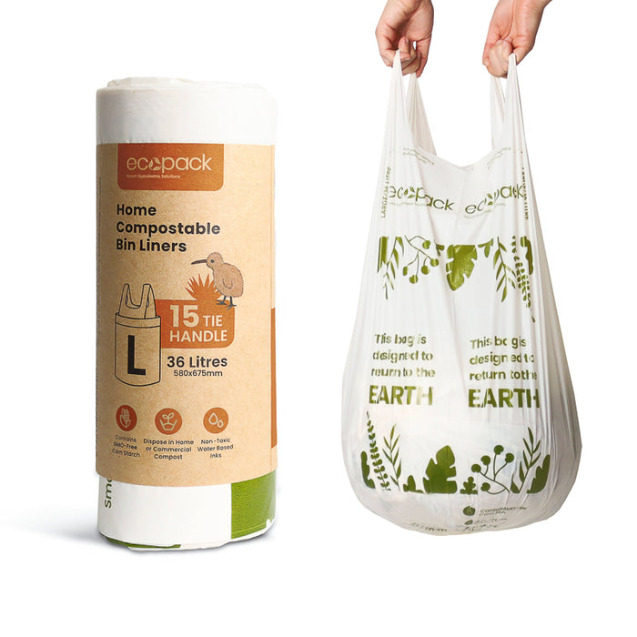 ECOPACK HOME COMPOSTABLE BIN LINERS