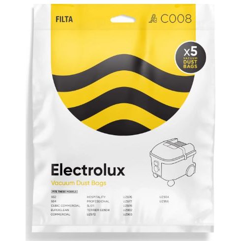 ELECTROLUX SQUARE VACUUM BAGS (C008)