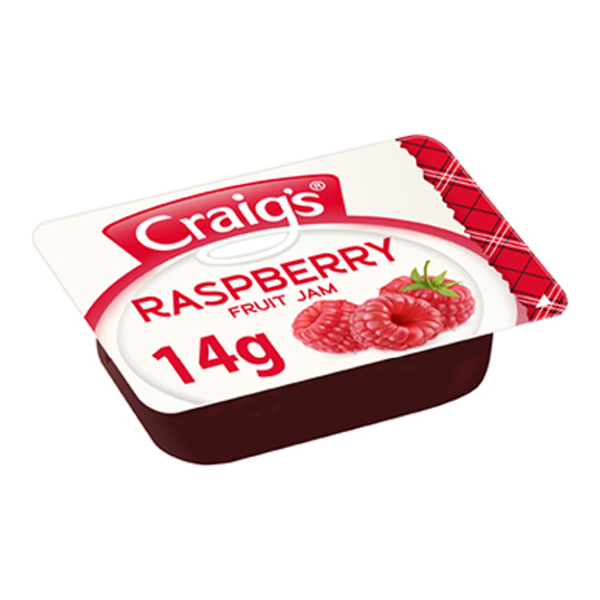 Craigs Raspberry Jam Portions