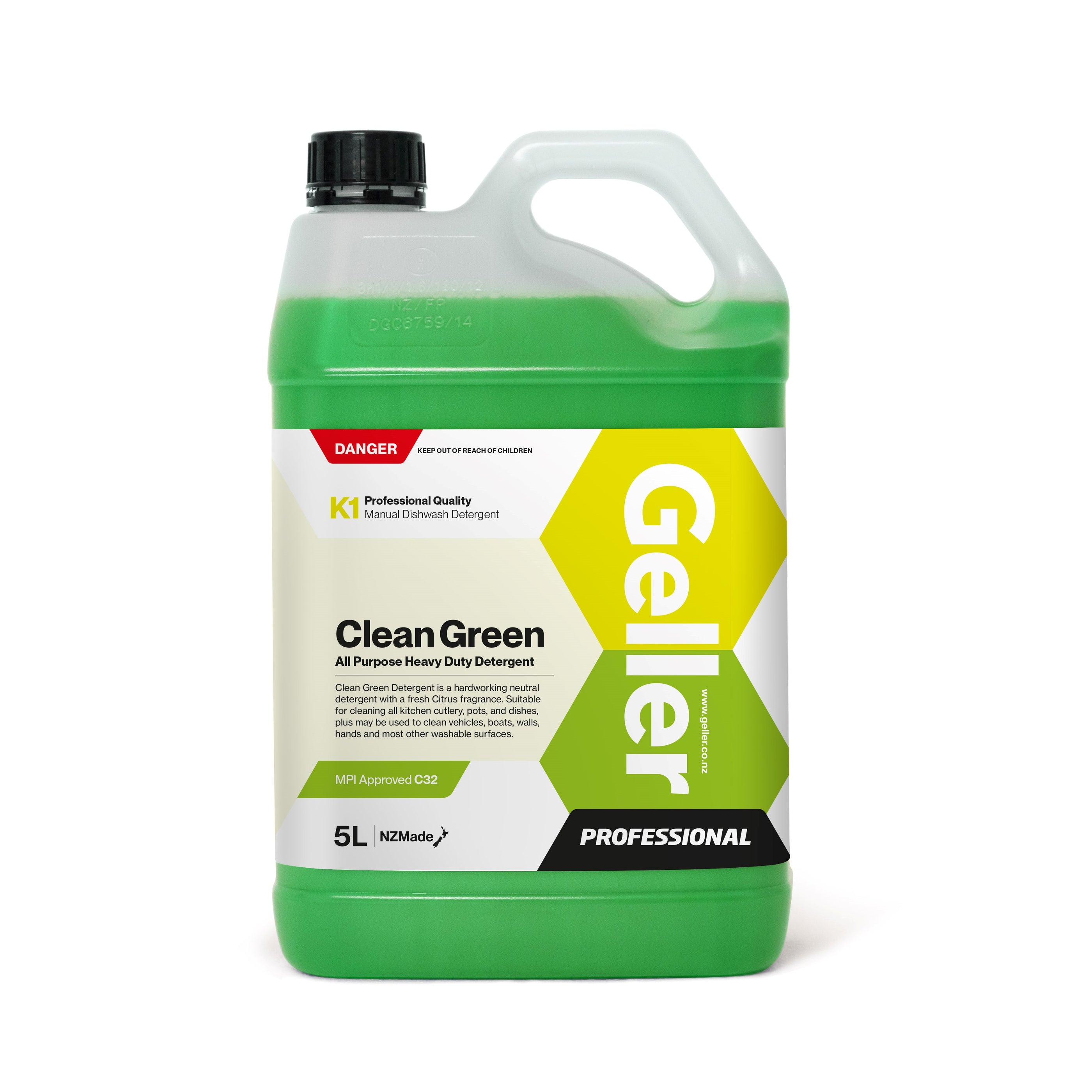 Geller Clean Green All Purpose Heavy Duty Detergent — Otago Cleaning ...