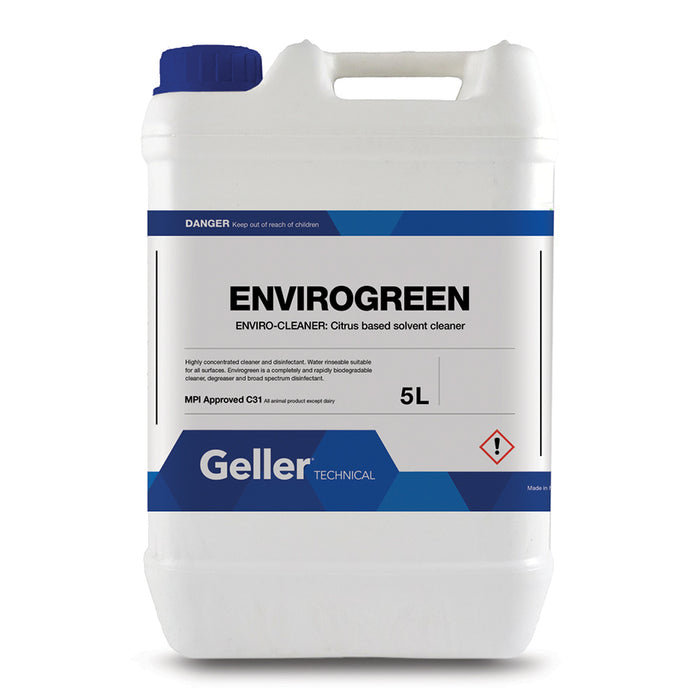 Geller EnviroGreen Citrus Based Solvent Cleaner