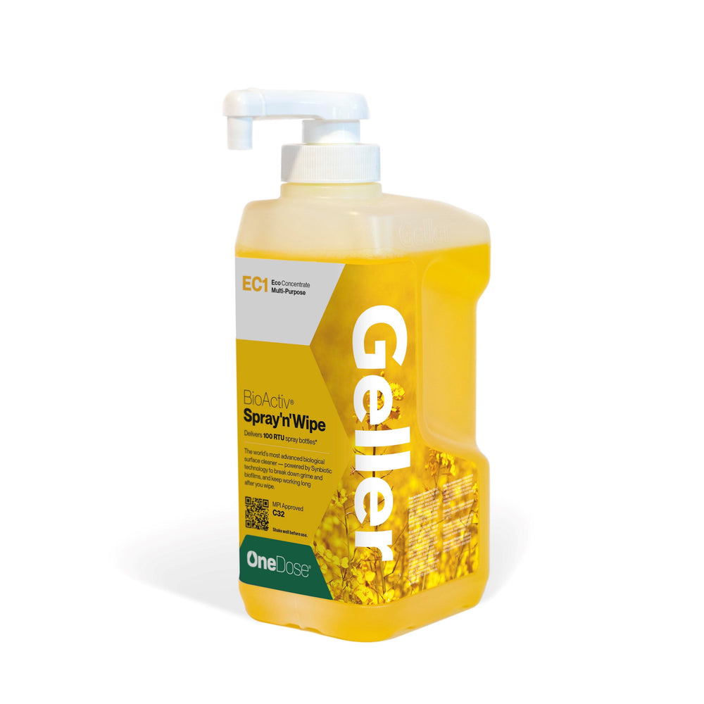 Geller OneDose EC1 BioActiv Spray'n'Wipe