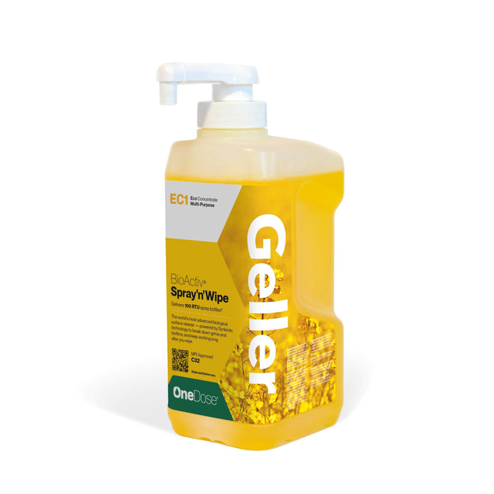 Geller OneDose EC1 BioActiv Spray'n'Wipe