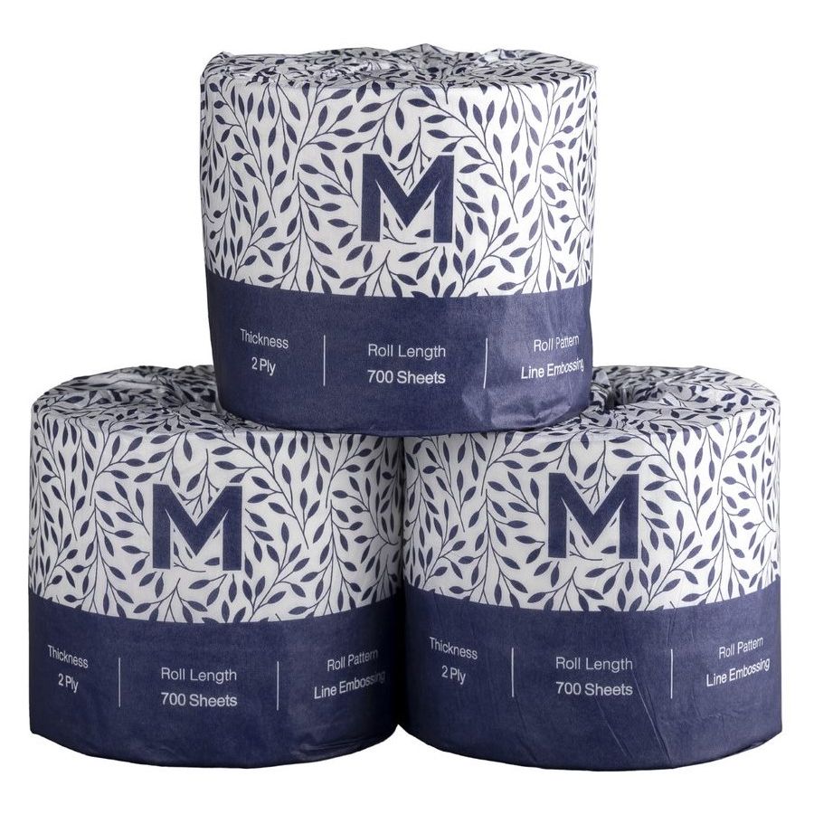 Matthews Wrapped Toilet Rolls, 2 ply, 700 sheets