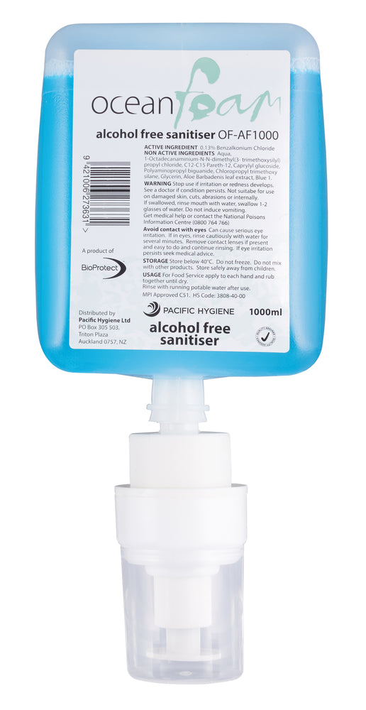 Pacific Ocean Foam Alcohol Free Hand Sanitiser 1000ml