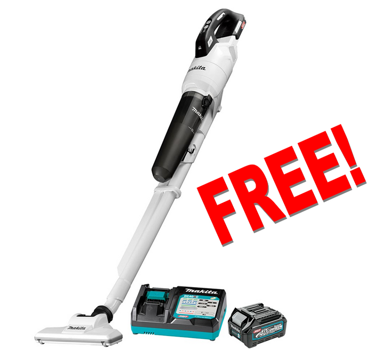 Makita XGT 2ltr 40V Brushless Back Pack Vacuum  ** GET A MAKITA STICK VAC FREE**
