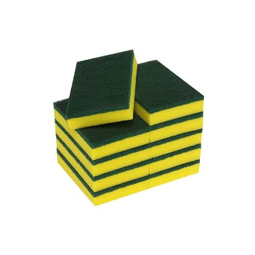 GREEN AND YELLOW SCOURERS