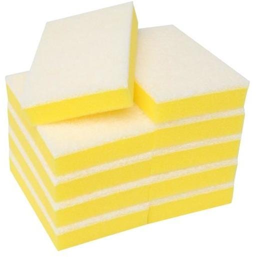 Sponge Scourer White/Yellow