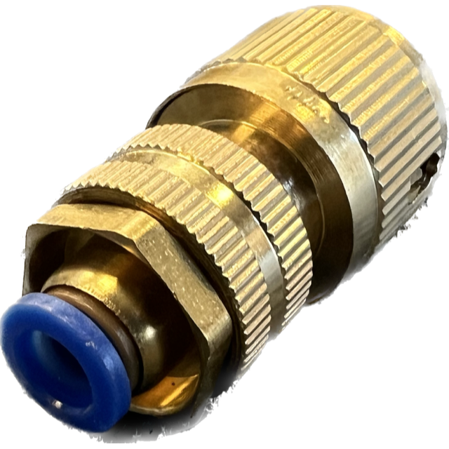 Everest Push Fit Hose Connection Fitting 8mm - Female Brass