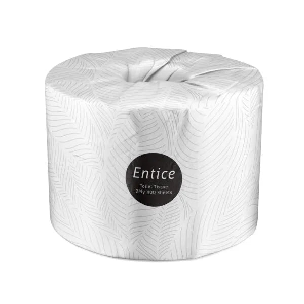 RapidClean Entice 2-Ply 400 Sheet Toilet Tissue