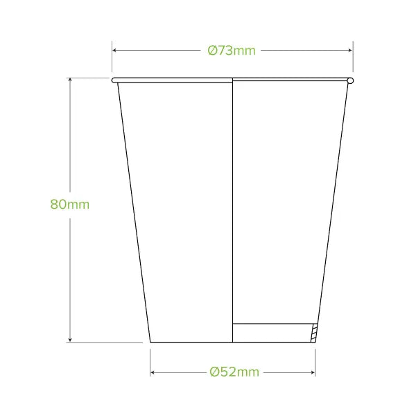 BioCup Cold Water Paper Cup 200ml