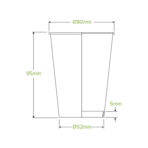 BioCup Single Wall Paper Cup 280ml