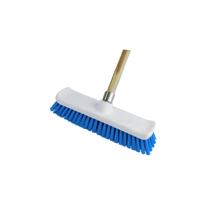 Deck Floor Scrub Brush - White