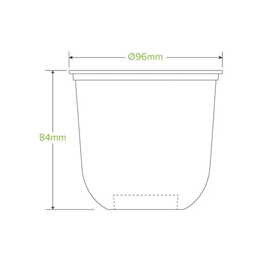 BioCup 360ml Clear Tumbler