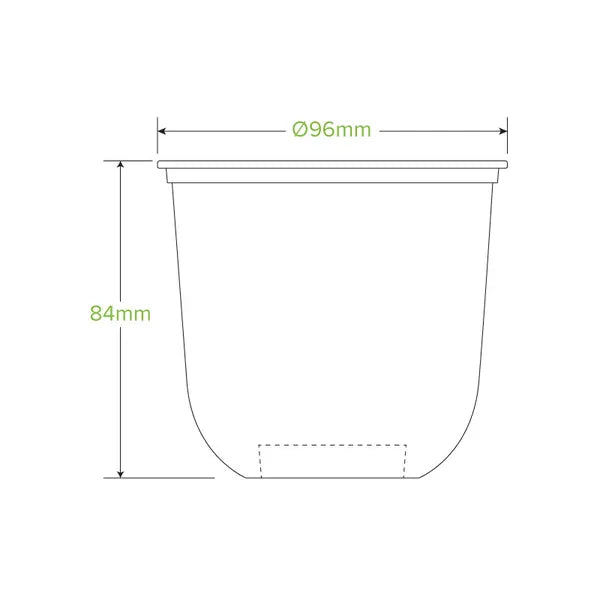 BioCup 360ml Clear Tumbler