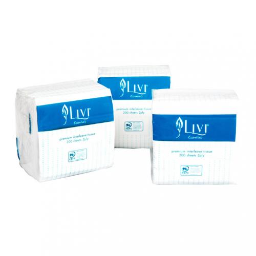 LIVI ESSENTIALS INTERLEAVE TOILET TISSUE (1006)