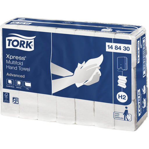 Tork H2 Advanced Multifold Hand Towels (148430)