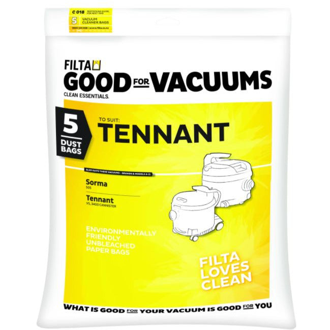 TENNANT V5 VACUUM BAGS (C018)