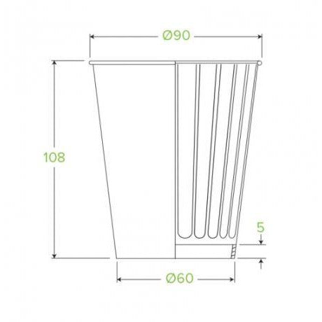 BioCup Double Wall Paper Cup 390ml