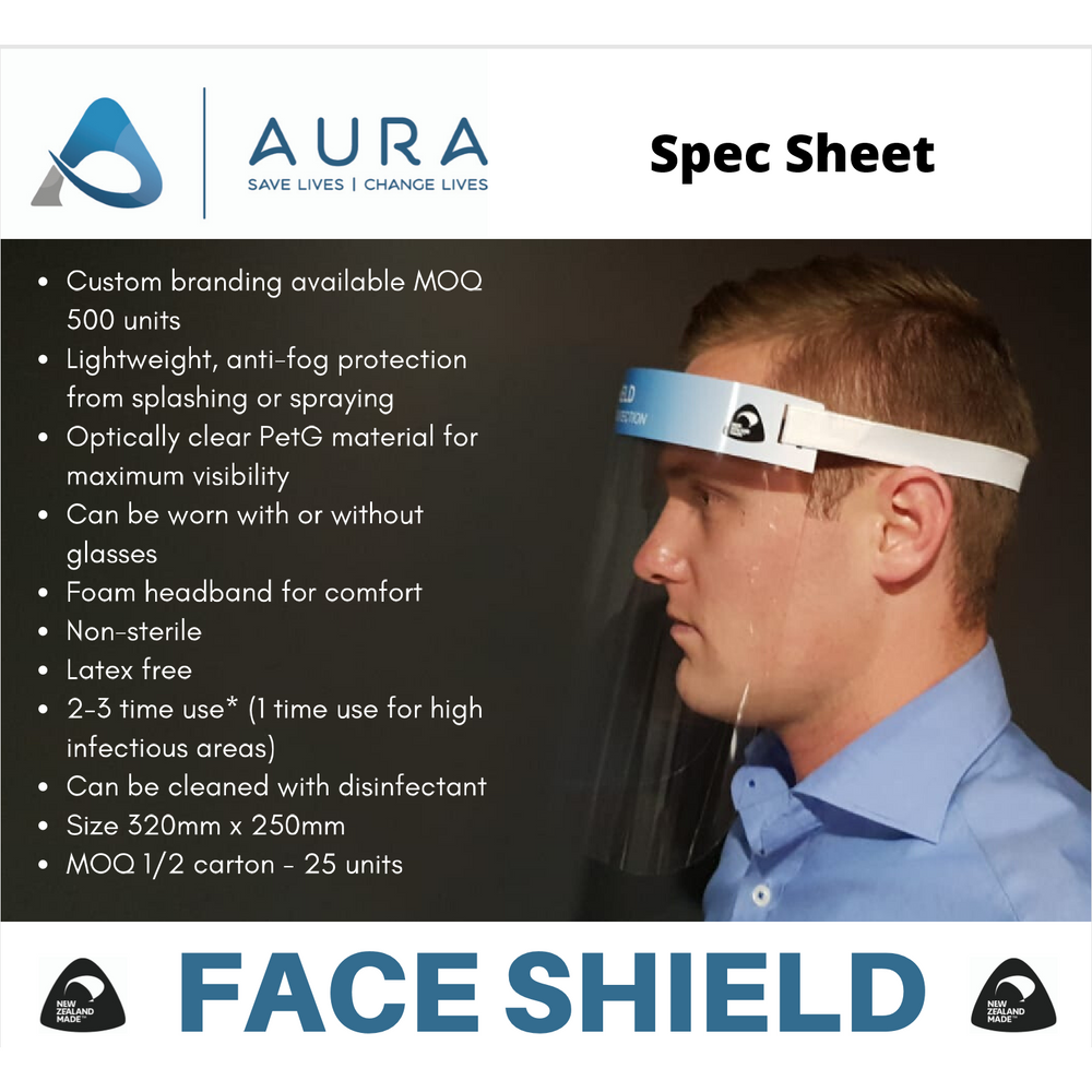 Aura Standard Face Shield
