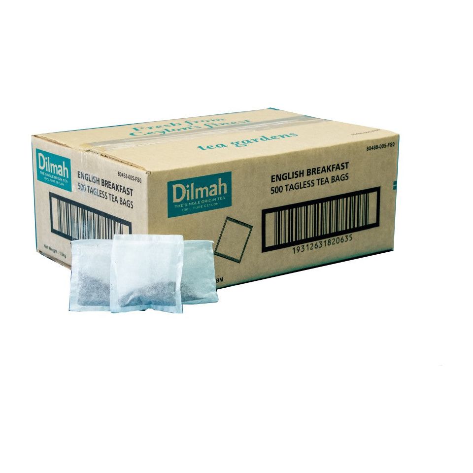 DILMAH TAGLESS ENGLISH BREAKFAST TEABAGS